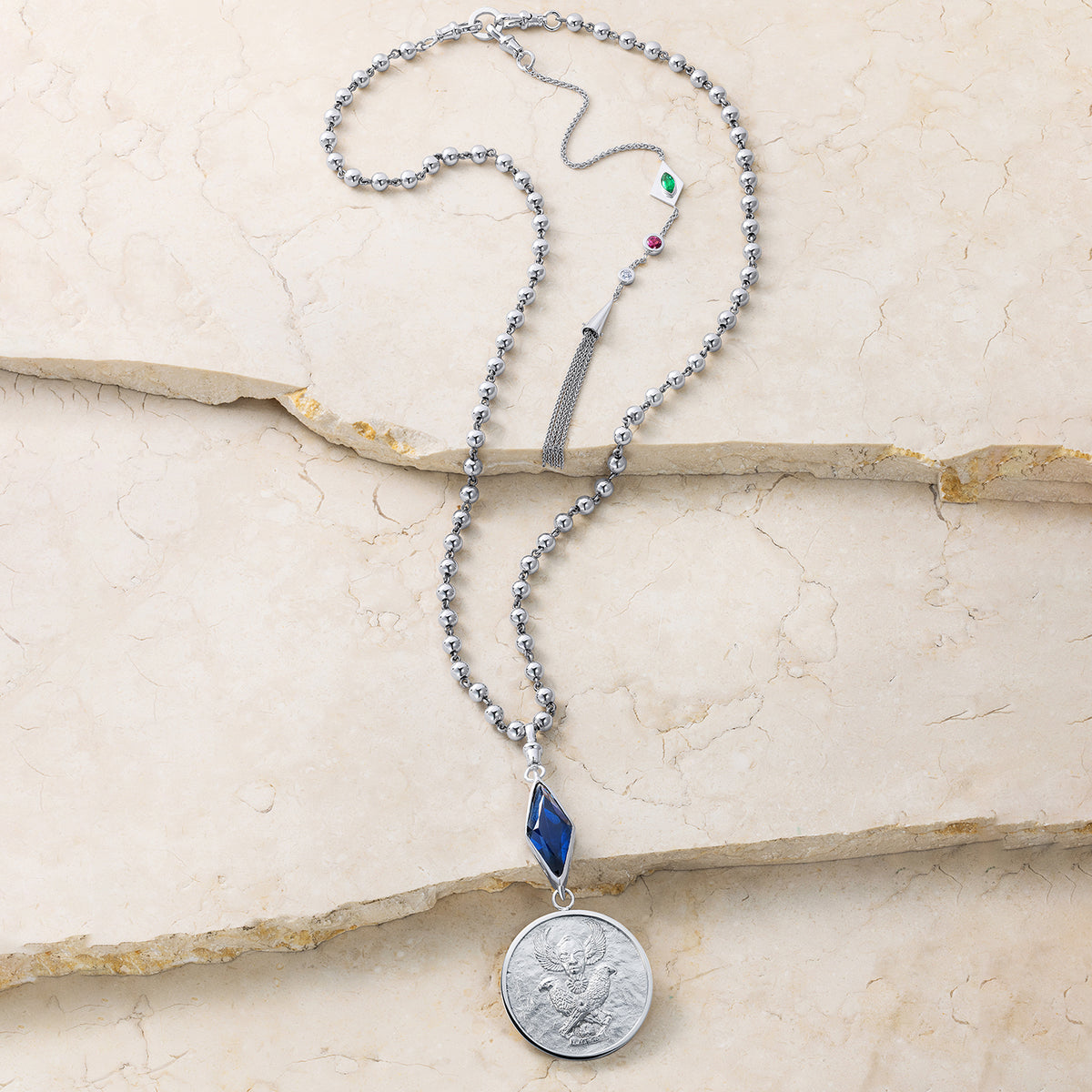 Bespoke Men's Medallion with Custom Coat of Arms