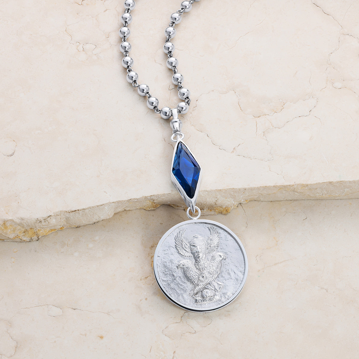 Bespoke Men's Medallion with Custom Coat of Arms