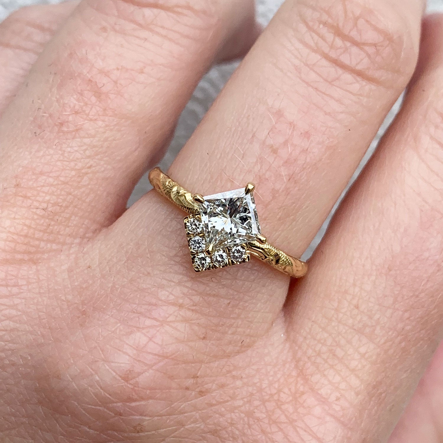 Bespoke Amanda Remodelled Diamond Engagement Ring