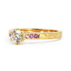Bespoke Hashim Ethical Diamond and Pink Sapphire Engagement Ring