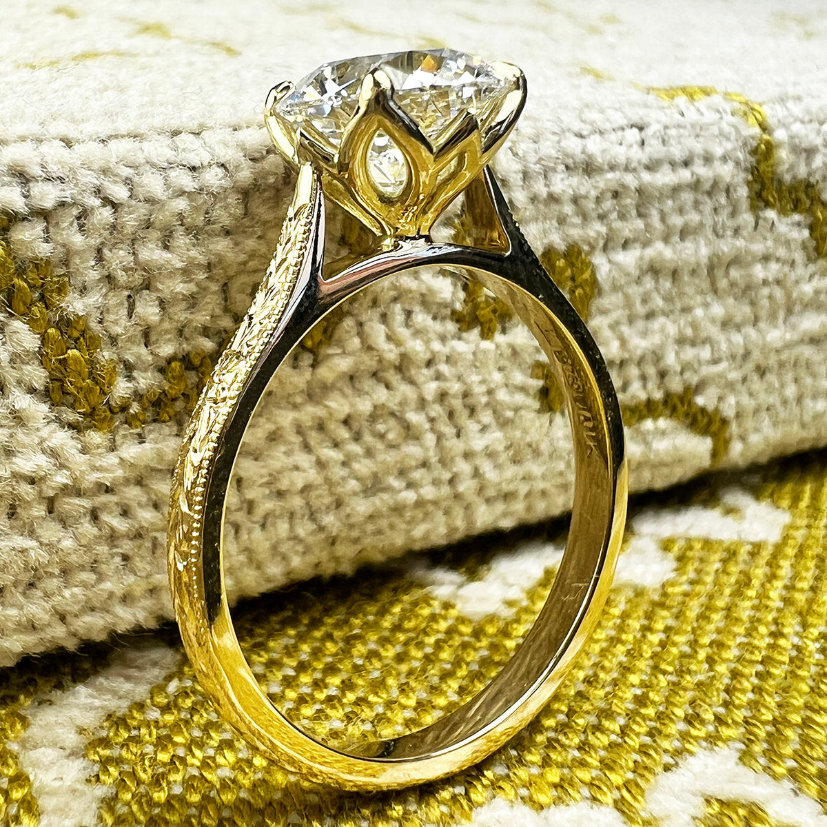 Bespoke Freddie Lab-Grown Diamond Solitaire Engagement Ring