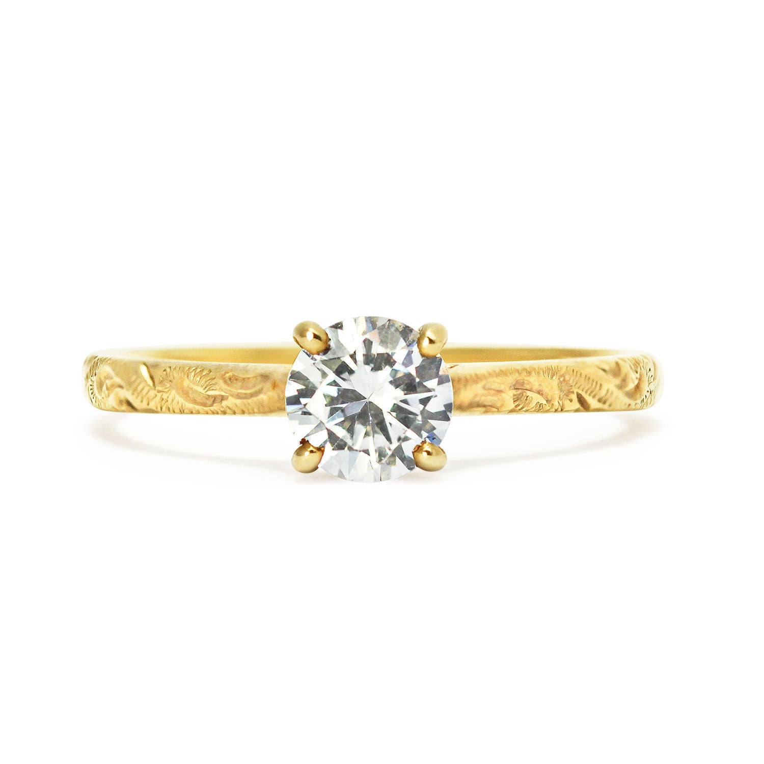 Athena Grande Diamond Solitaire Ring, 18ct Gold