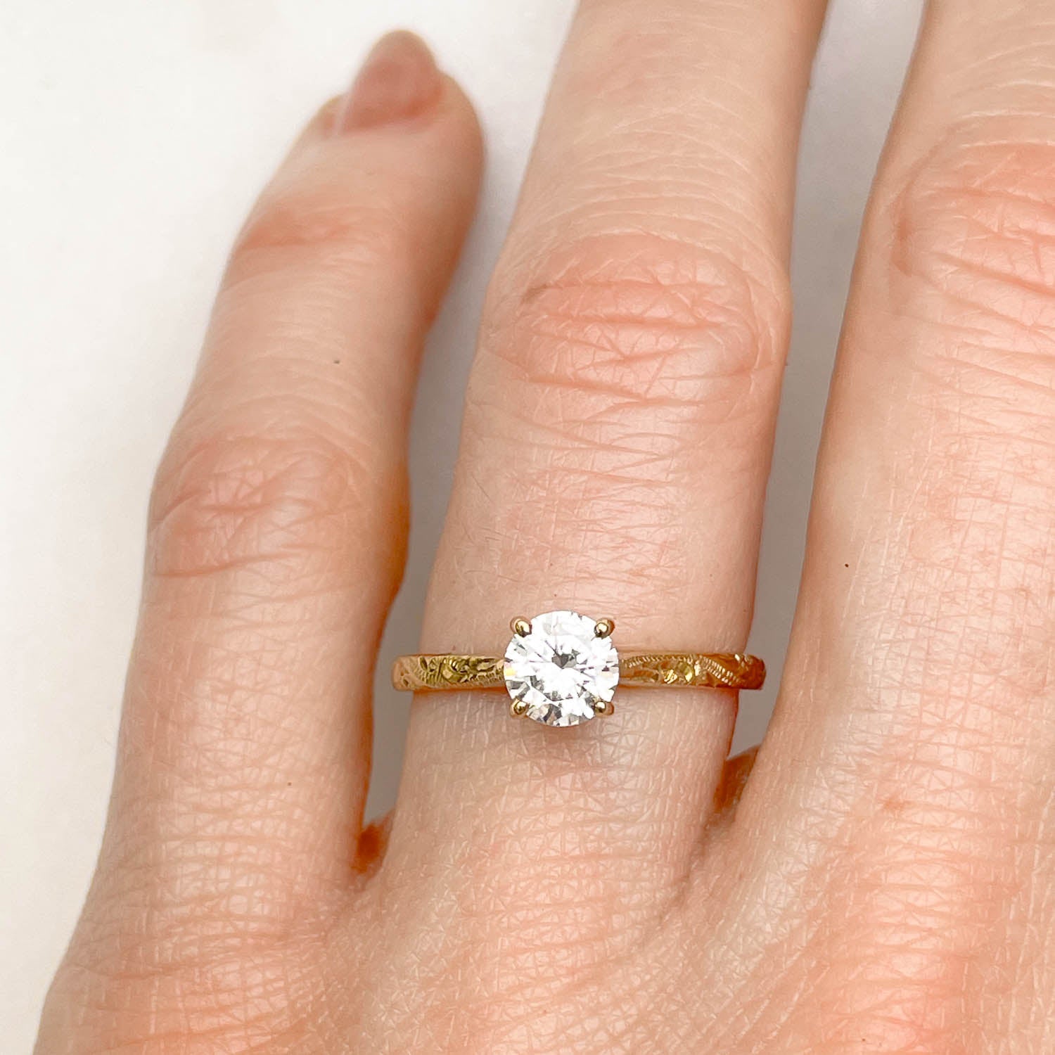 Athena Diamond Solitaire Ring, 18ct Gold