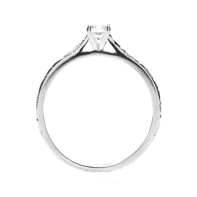 Athena Ethical Diamond Platinum Engagement Ring - Lebrusan Studio