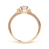 Cherry Blossom Ethical Diamond Engagement Ring, 18ct Fairtrade Gold