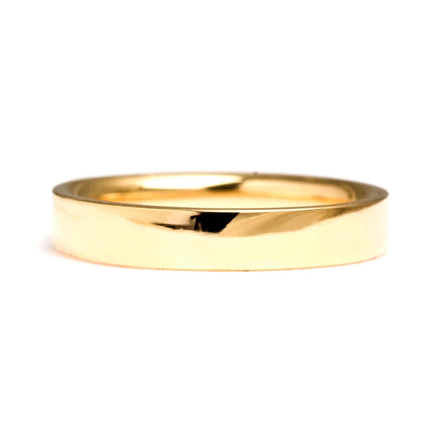 Flat Court Ethical Gold Wedding Ring, Medium