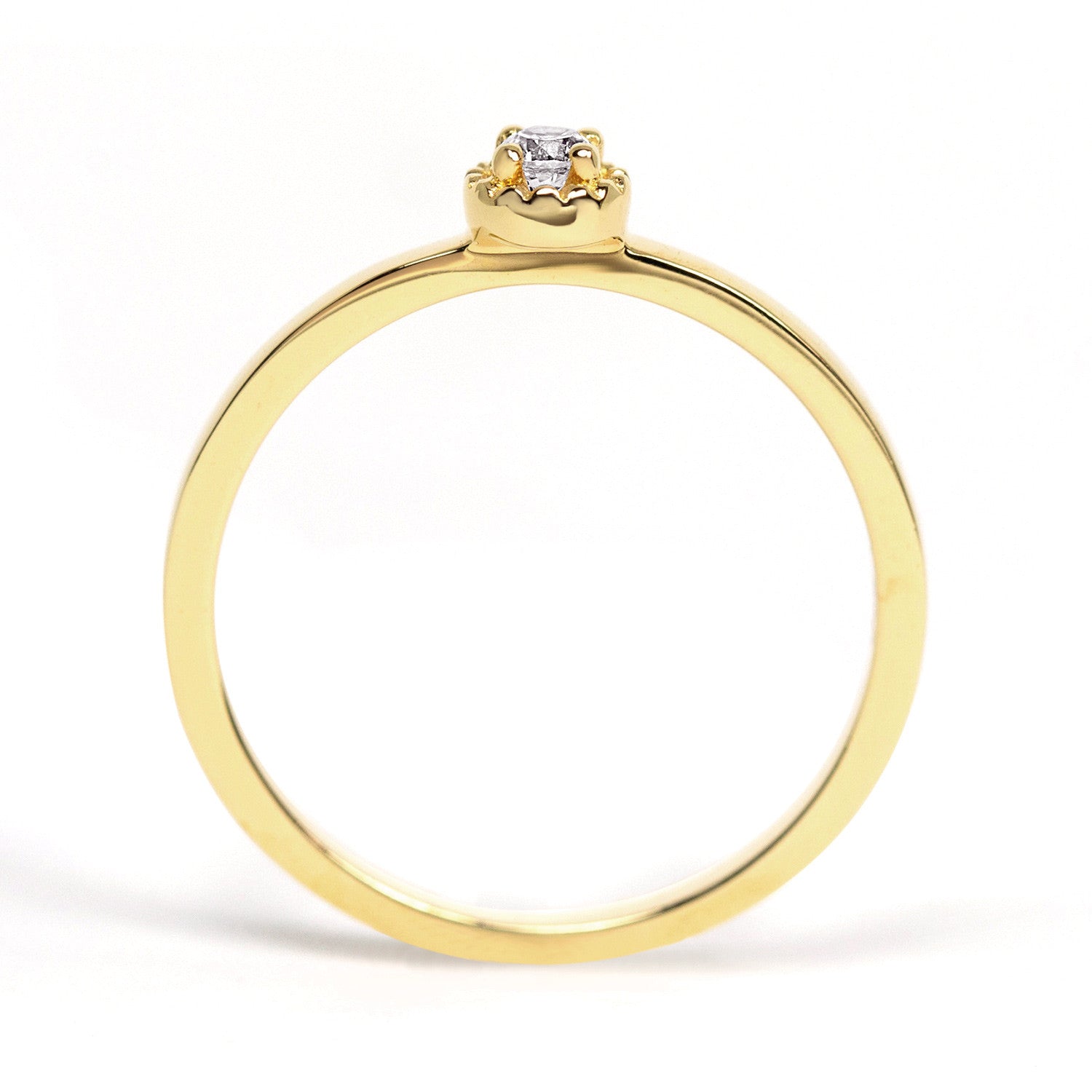 Serenity Ethical Diamond Gold Engagement Ring