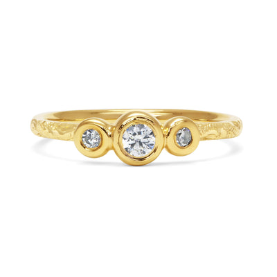 Demeter Trilogy Ethical Diamond Engagement Ring, Gold