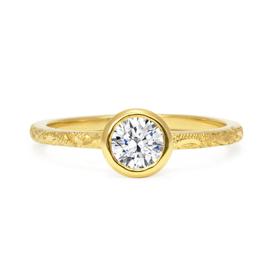 Hestia Ethical Diamond Engagement Ring, Gold
