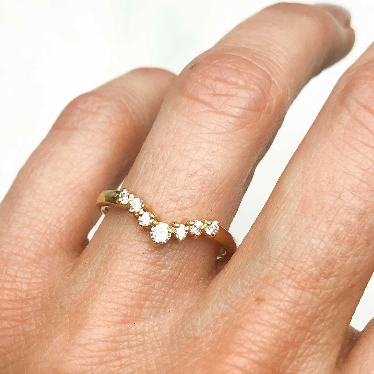 Diamond Circlet Ring, Platinum