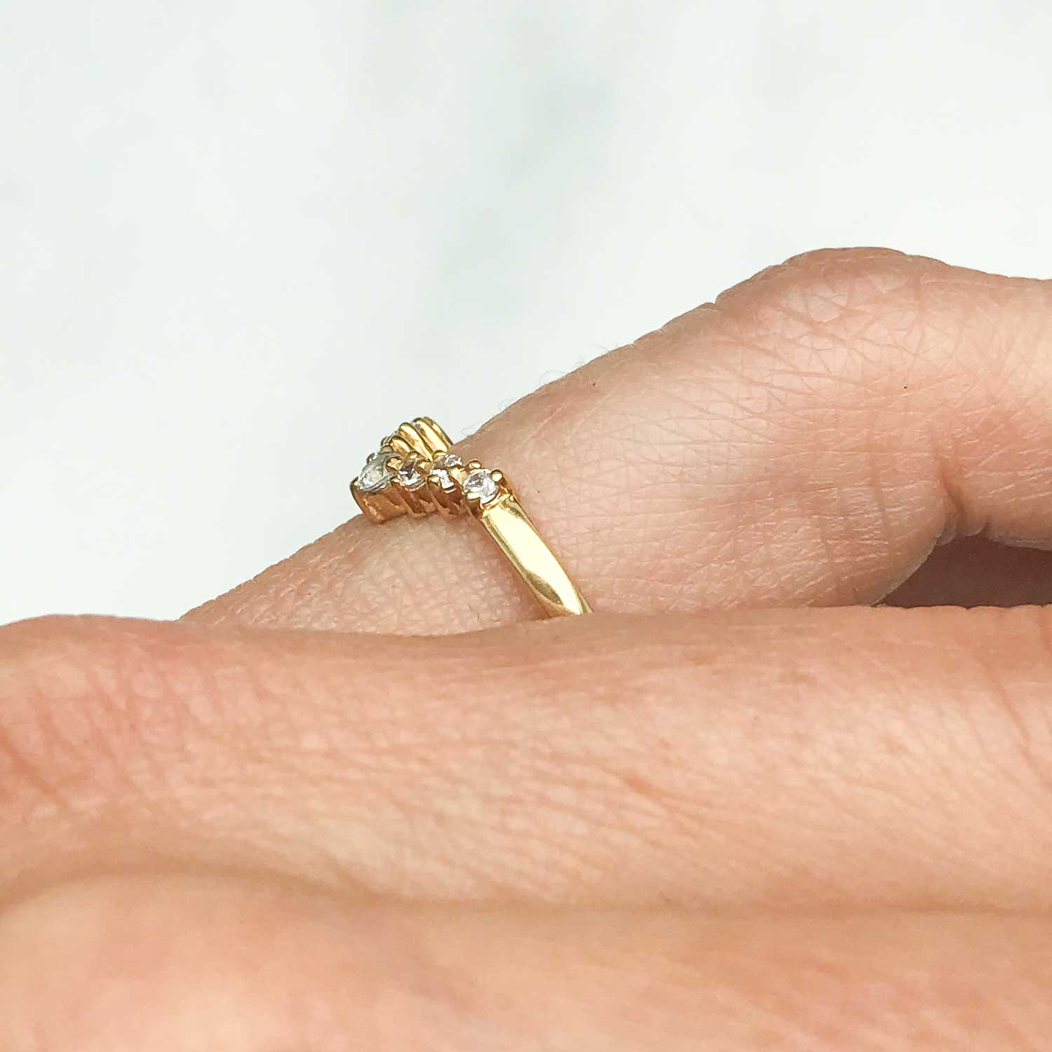 Diamond Circlet Ring, Platinum