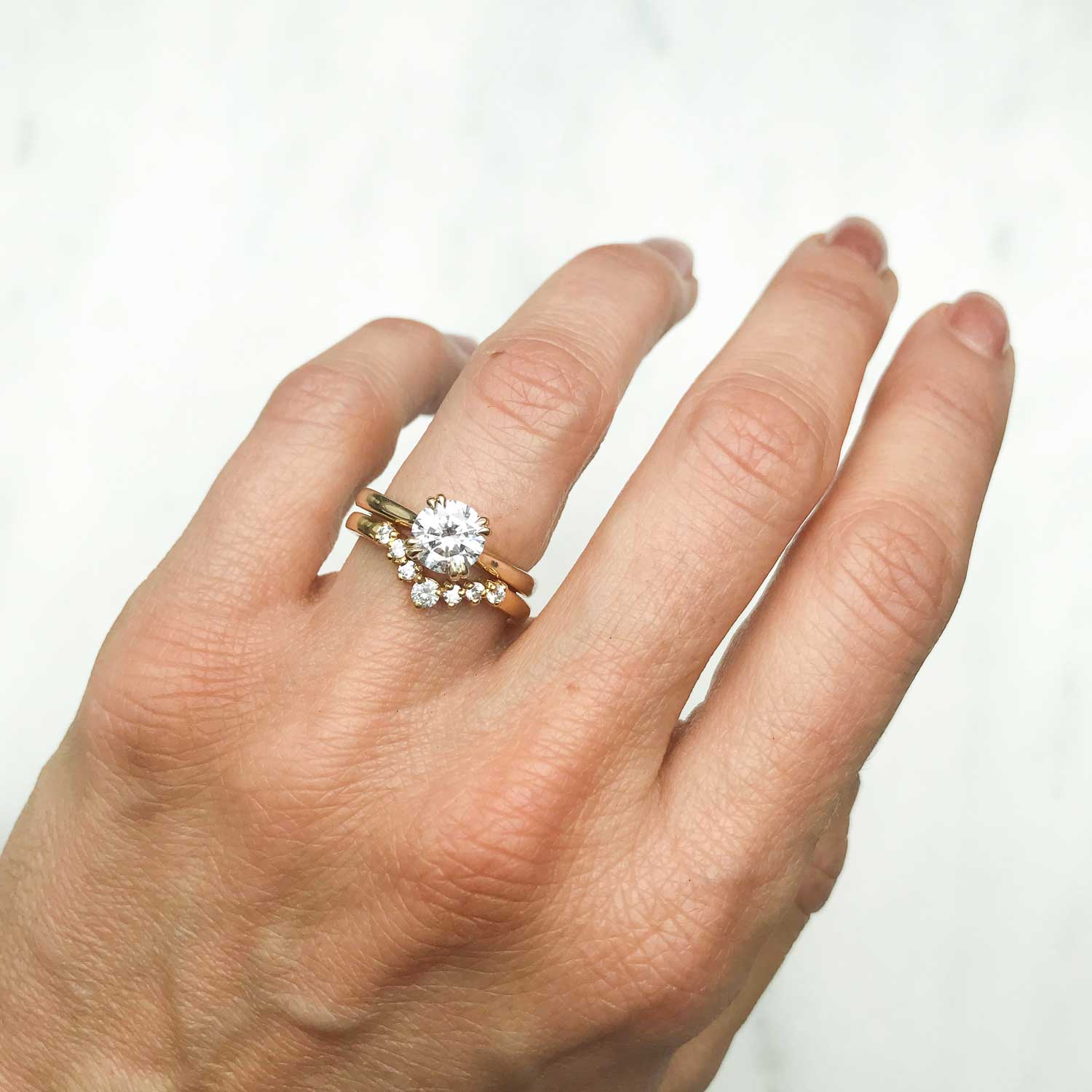 Diamond Circlet Gold Ring