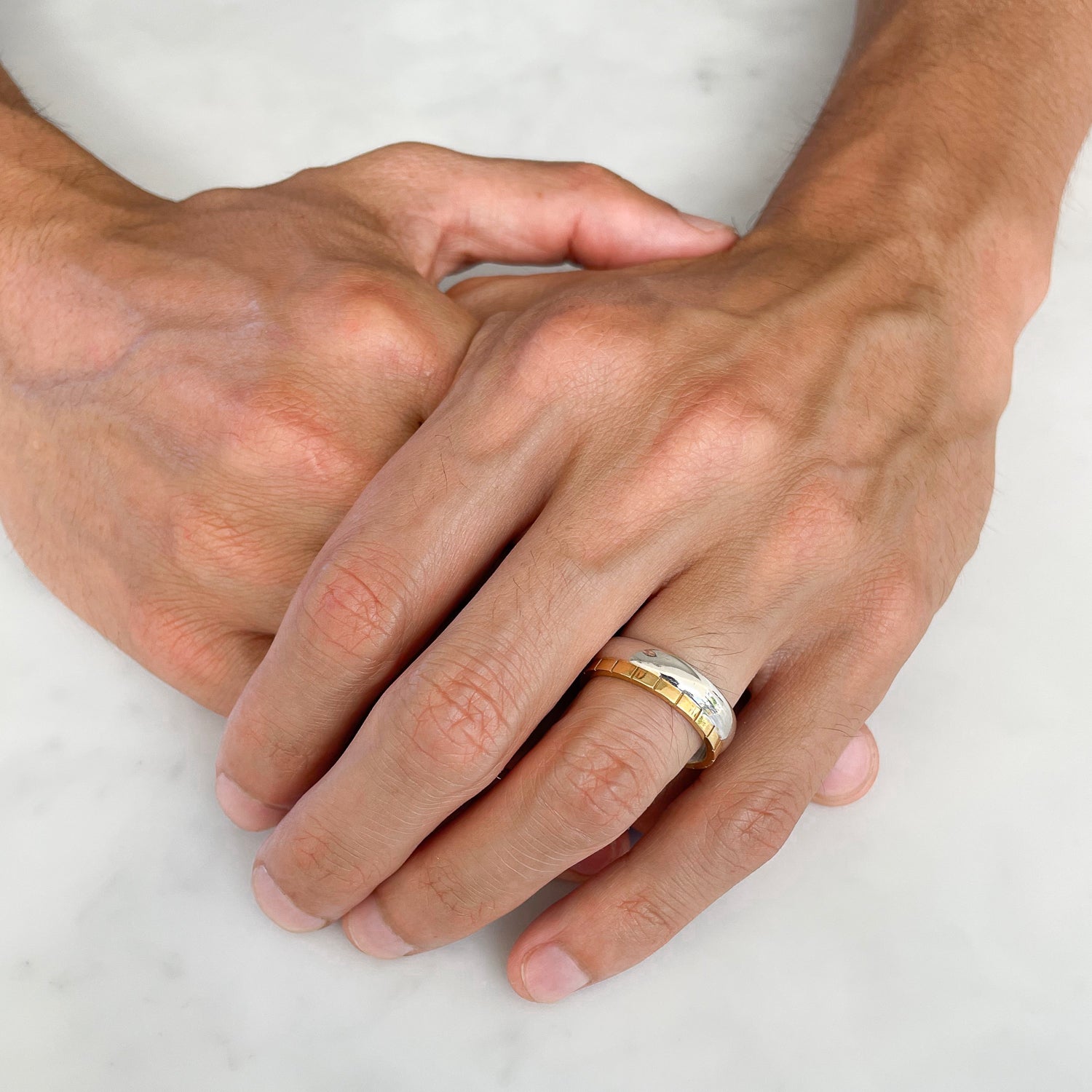 Freedom Gold Ring: 2 Bands