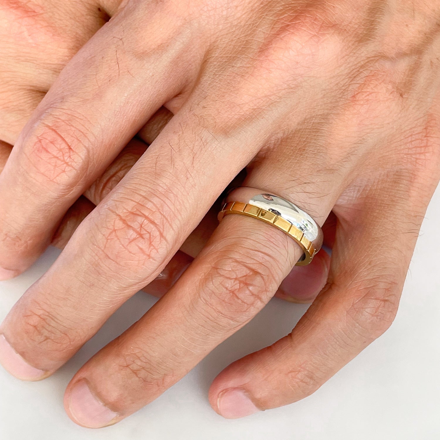 Freedom Gold Ring: 2 Bands