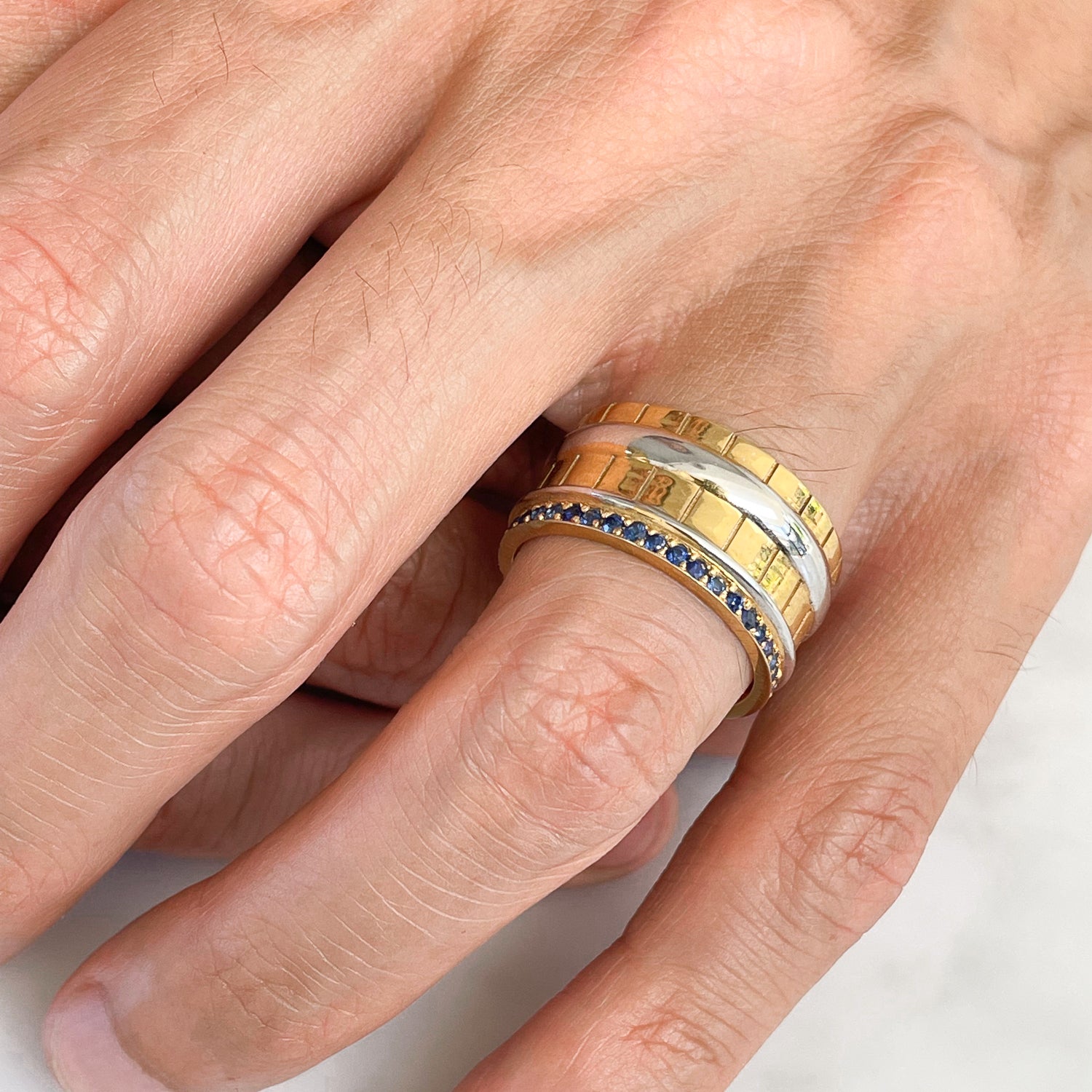 Freedom Gold Ring: 5 Bands
