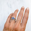 One-of-a-Kind Trilogy Ethical Sapphire Gold Engagement Ring
