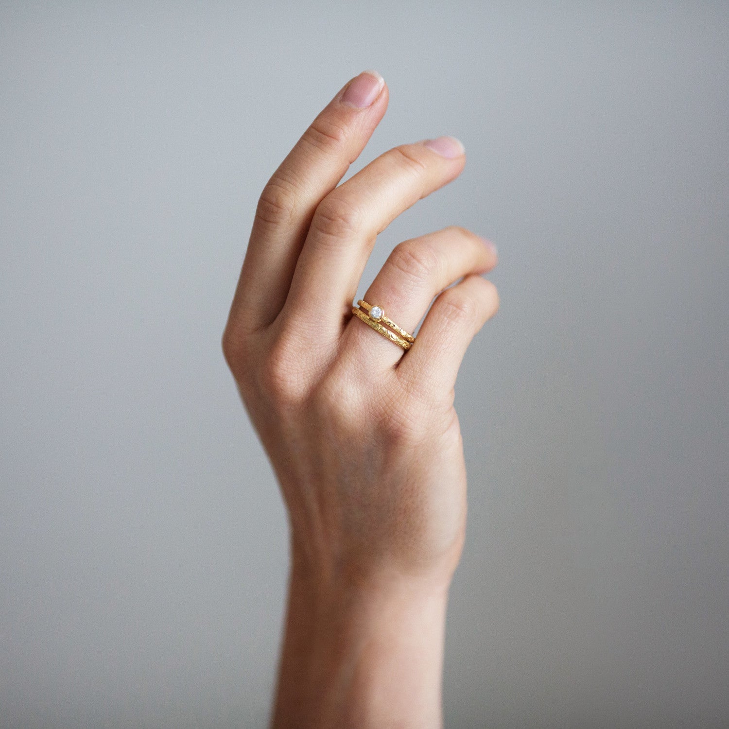 Scrolls Engraved Ethical Gold Wedding Ring, 2mm 4