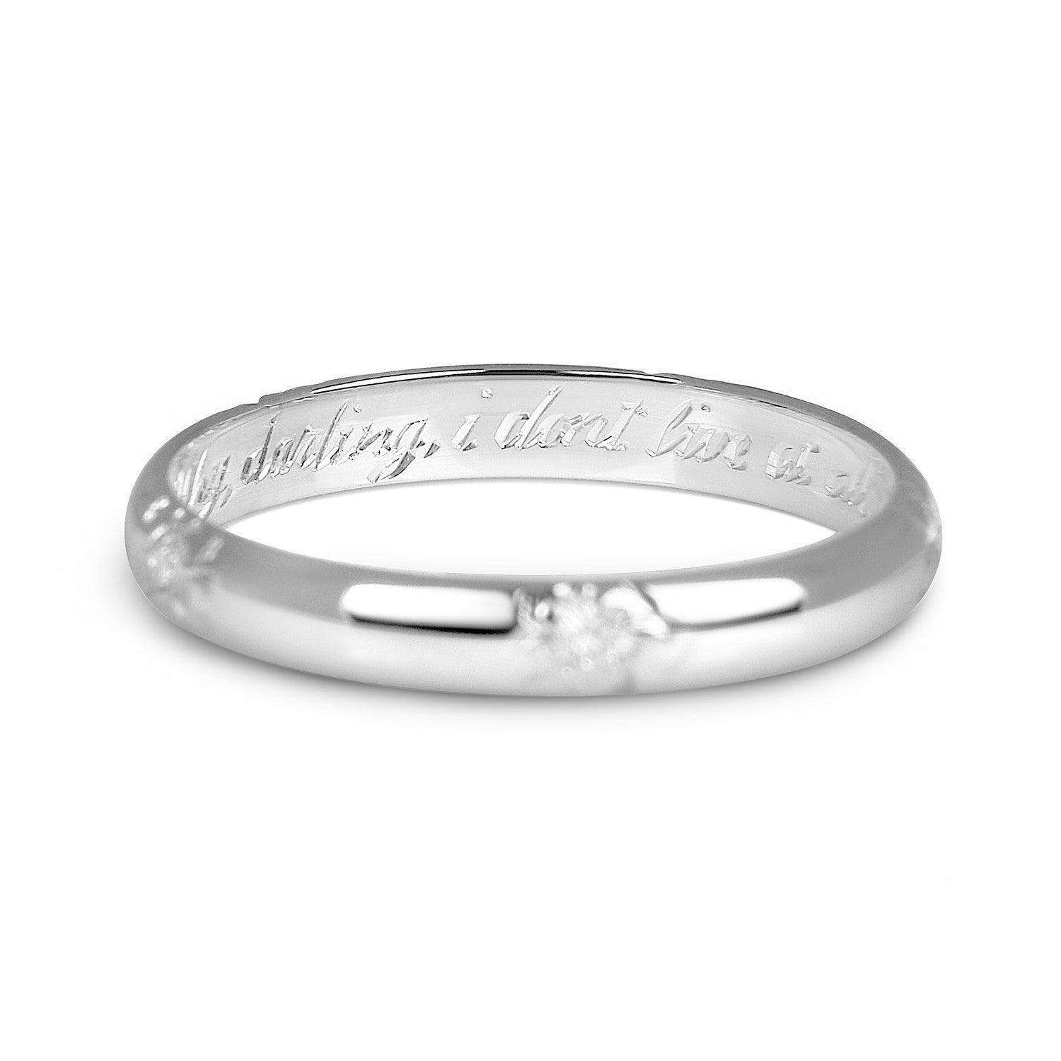 Your Message, Hand Engraved