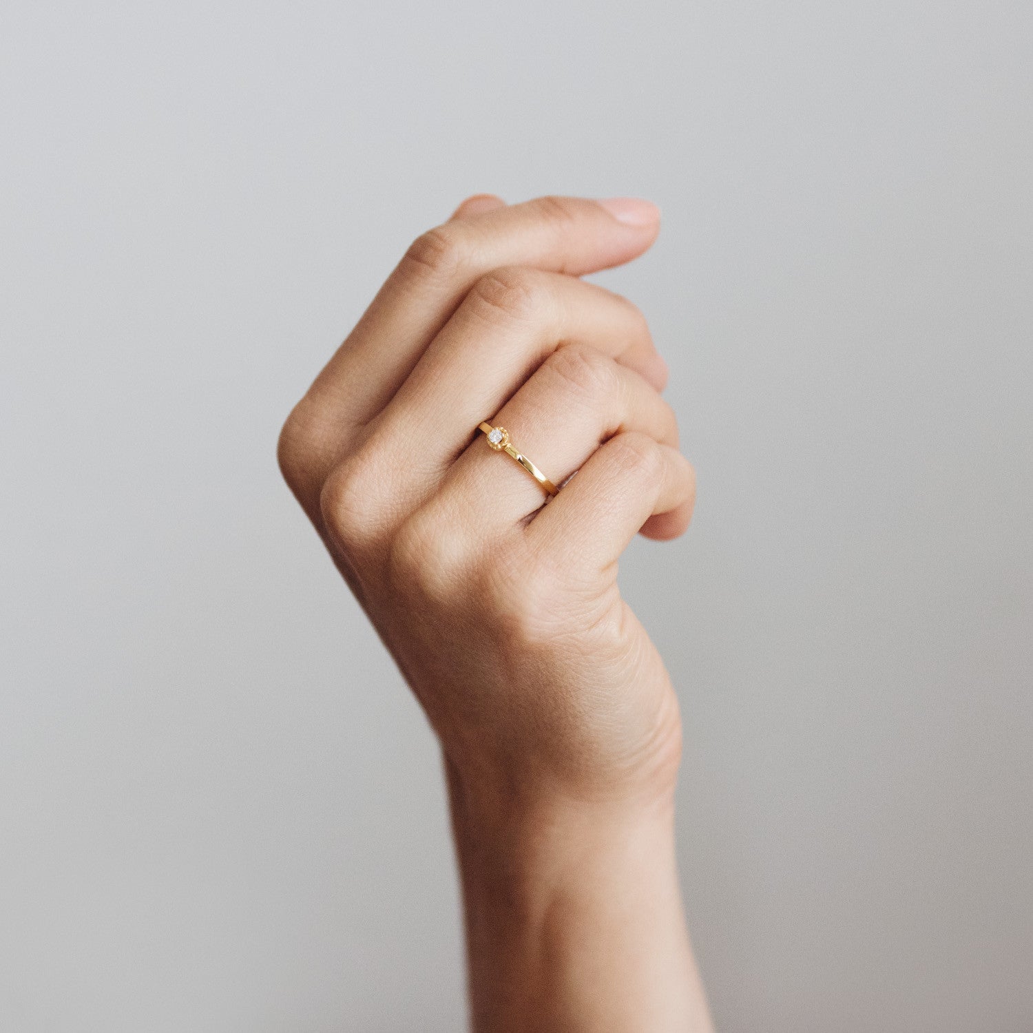 Serenity Ethical Diamond Gold Engagement Ring