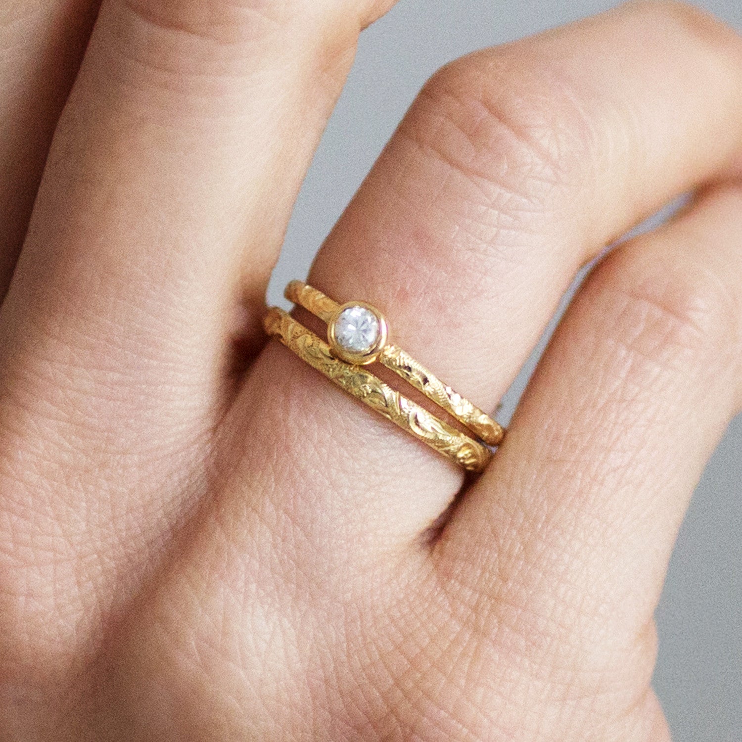 Hera Ethical Diamond Engagement Ring, Gold