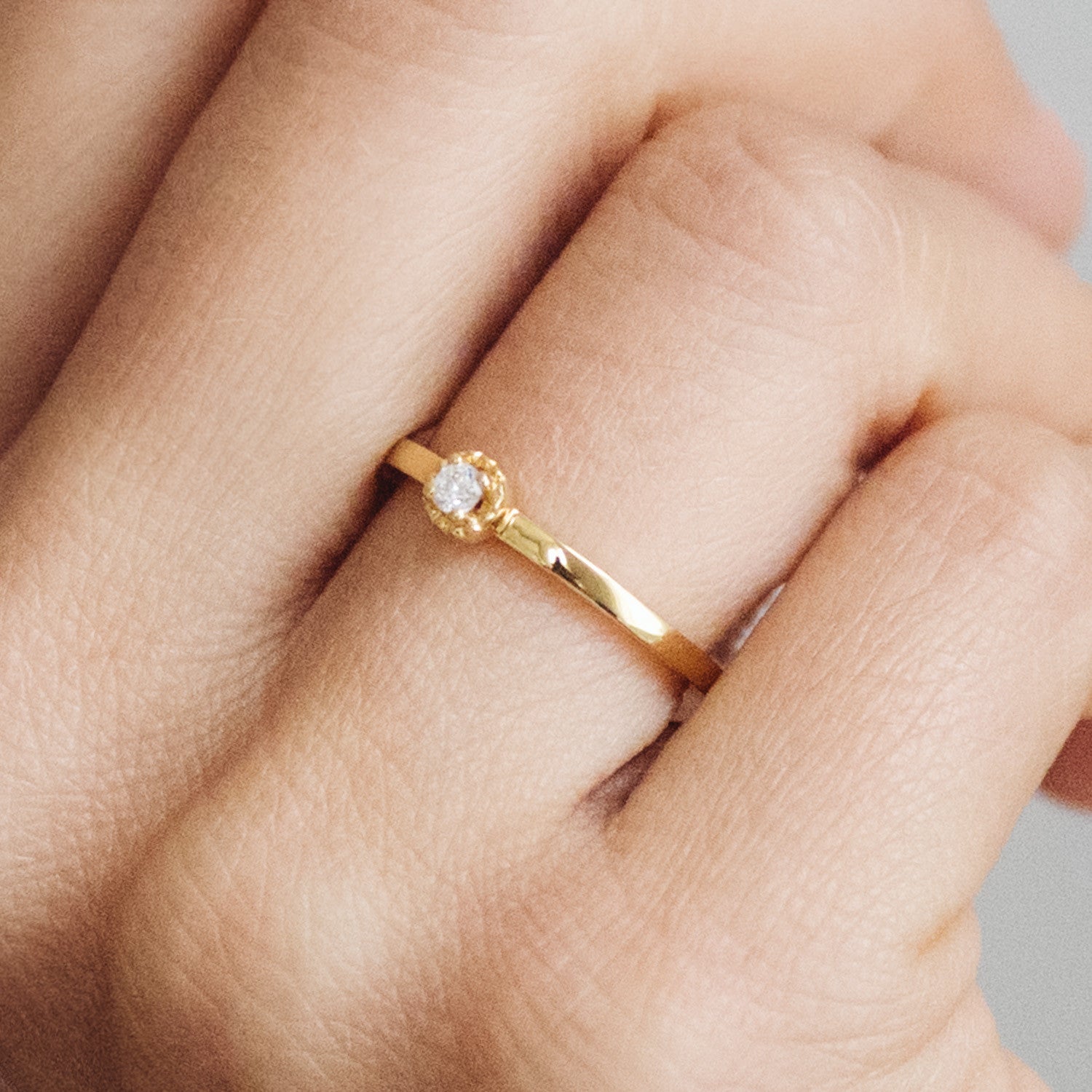 Serenity Ethical Diamond Gold Engagement Ring