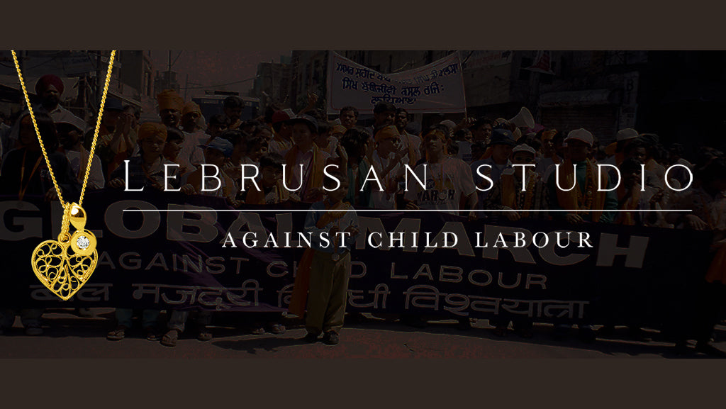 Sustainable jewellery brand Lebrusan Studio launches fundraiser to tackle child labour in the jewellery industry