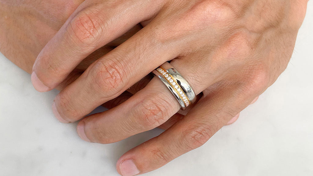 The trilogy engagement ring reinvented
