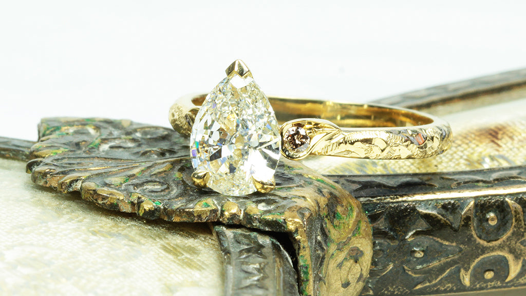 New engagement rings from recycled materials
