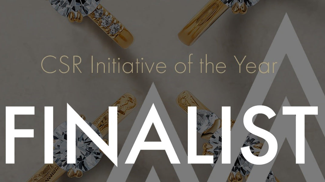 Leading ethical jewellery brand Lebrusan Studio is nominated for Corporate Social Responsibility Initiative of the Year at the 2023 NAJ Awards