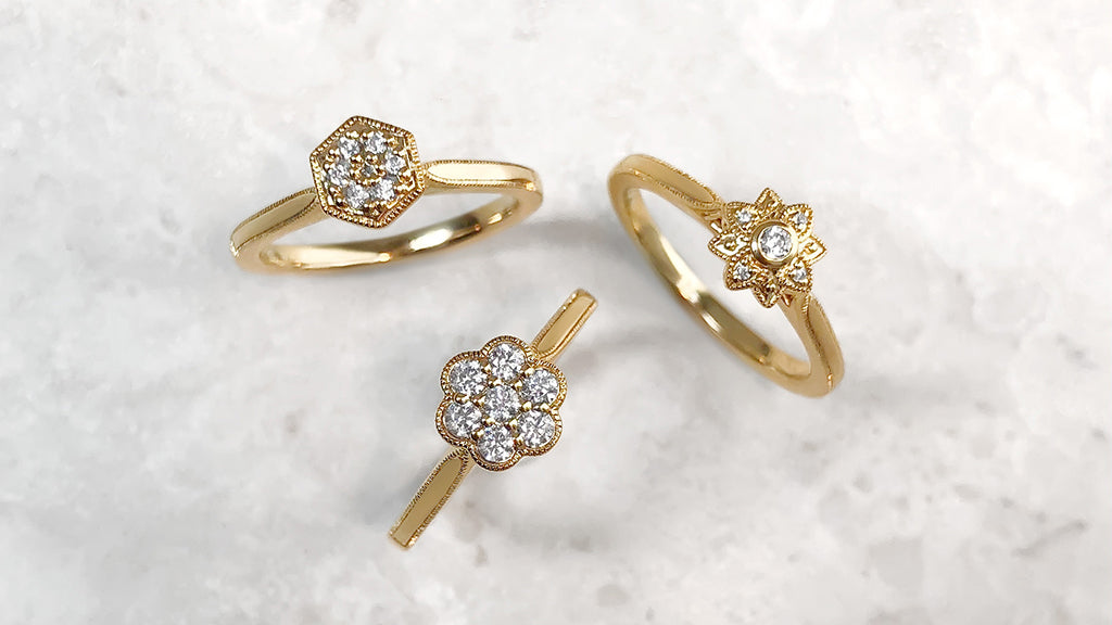 Affordable elegance: Sustainable jeweller Lebrusan Studio unveils new collection of ethical cluster engagement rings