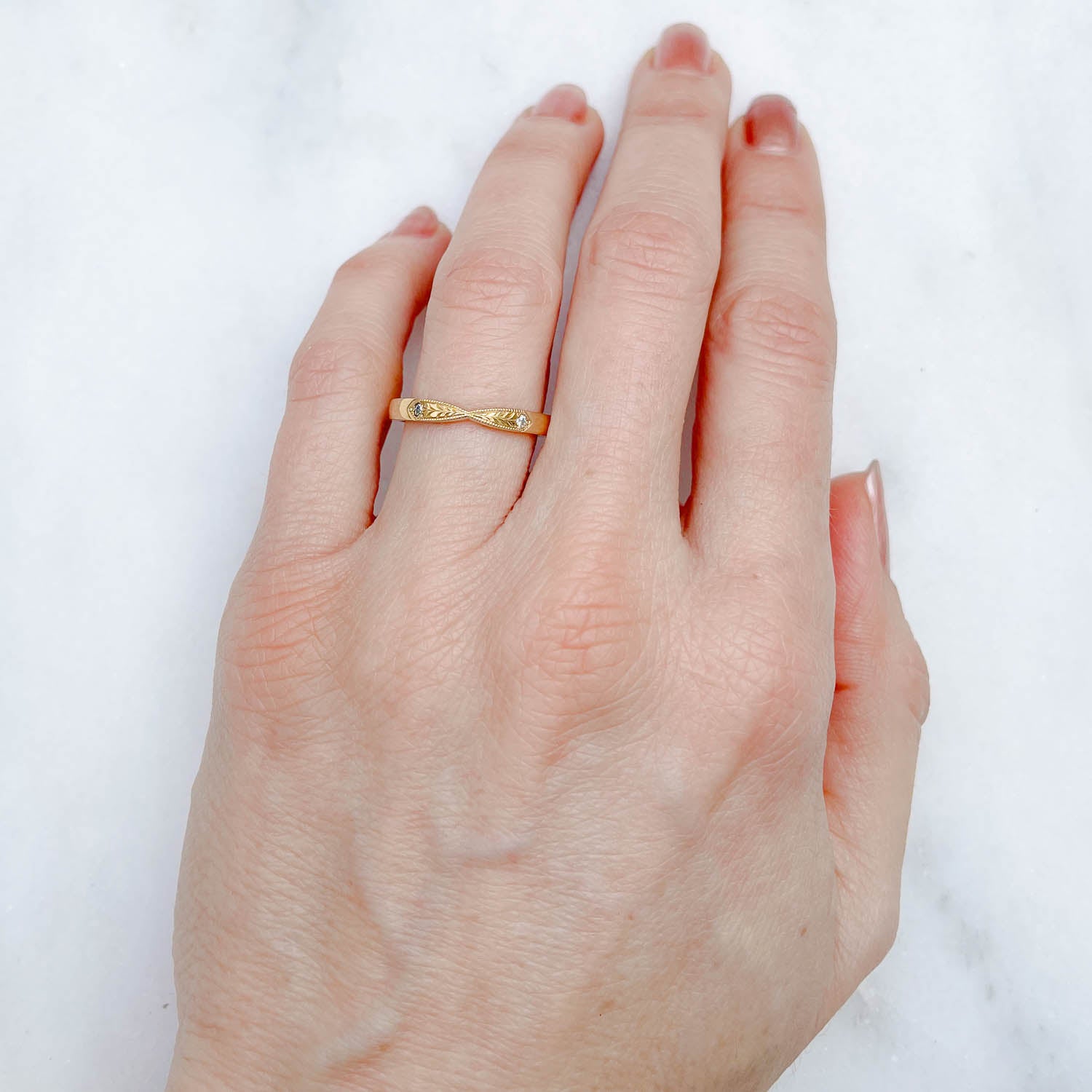 Amare Laurus Diamond Wedding Ring