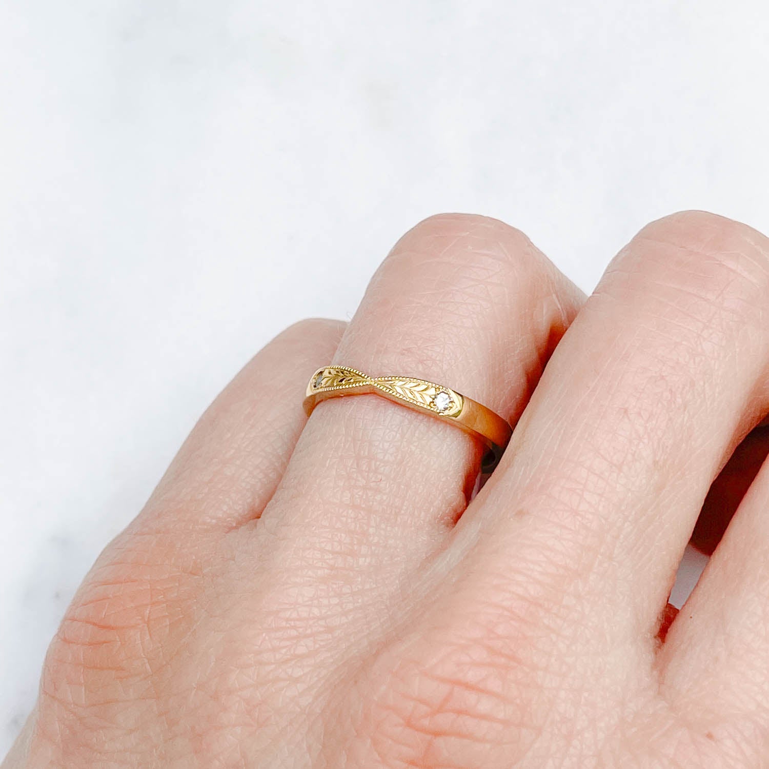 Amare Laurus Diamond Wedding Ring