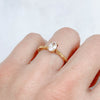 Athena Grande Oval Ethical Diamond Gold Solitaire Engagement Ring