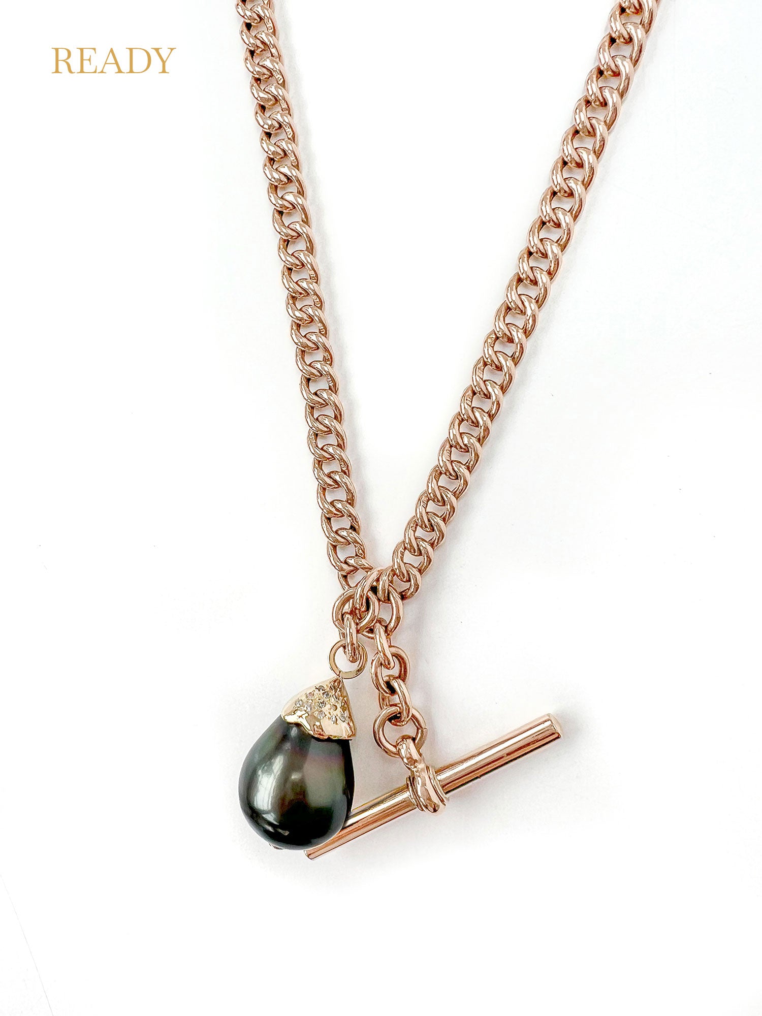 Alchemista's Box, Florence Black Pearl Necklace