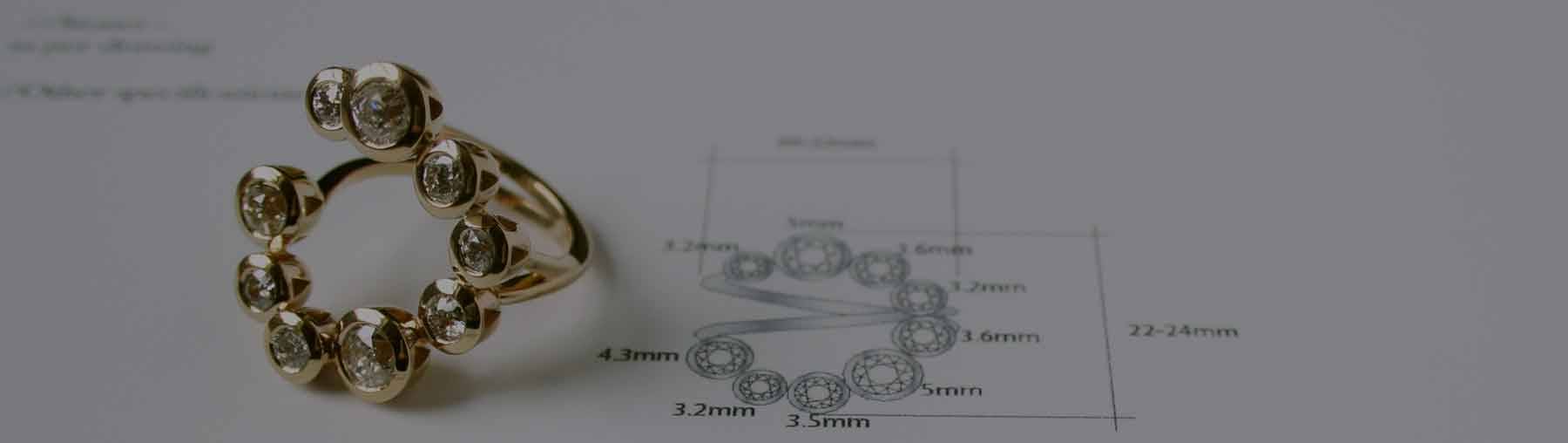 A bespoke engagement ring with its unique design