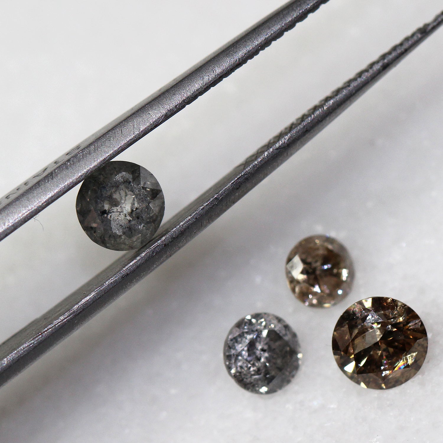 What are salt and pepper diamonds?