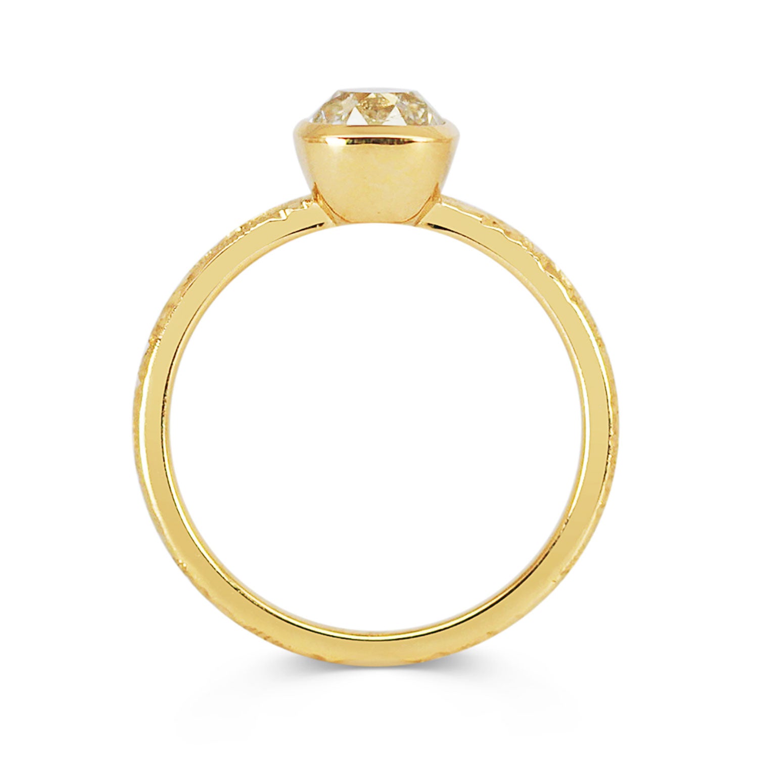 Hera Fancy Old-Cut Diamond Solitaire Ring