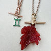 Reclaimed Vintage collection of unique necklaces, reclaiming antique Victorian components with recycled gold chain and newly designed components 2