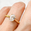 Athena Grande Oval Ethical Diamond Gold Solitaire Engagement Ring