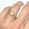 Fancy Athena Yellow Oval Cut Sapphire Solitaire Engagement Ring, 18ct Ethical Gold, Ready to Go 1