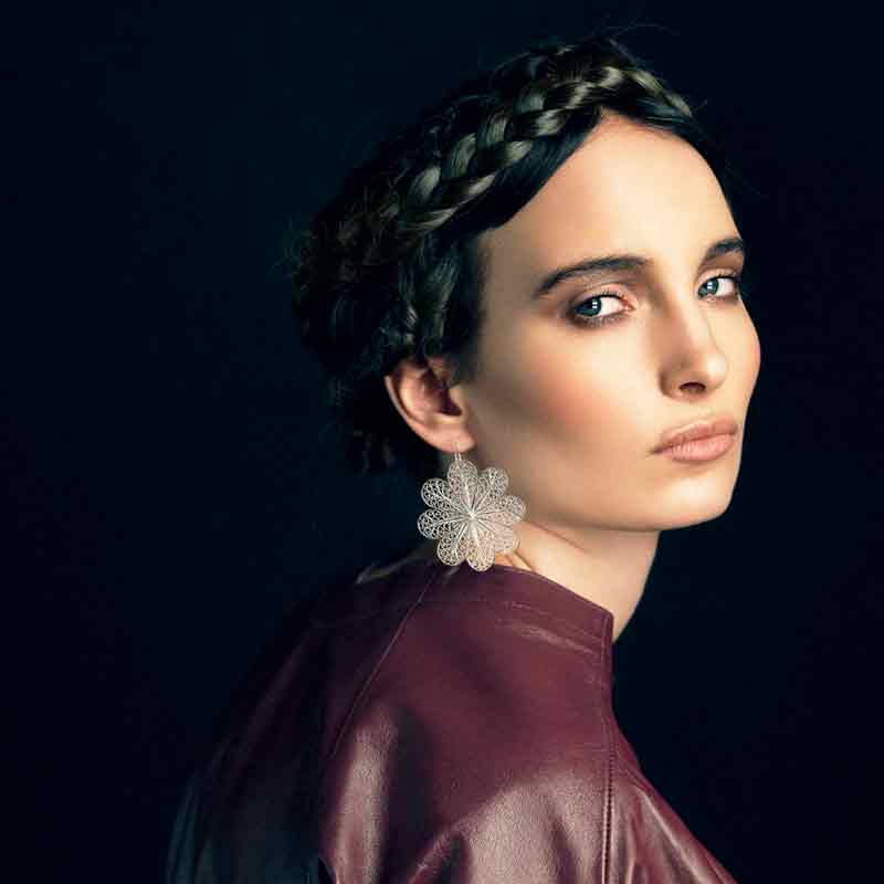 Lebrusan Studio silver filigree jewels lookbook lifestyle photos 9