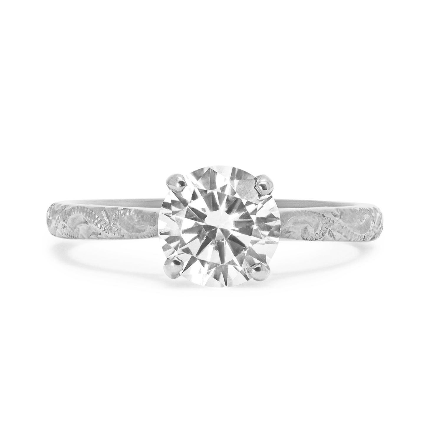 Athena Grande Ethical Diamond Platinum Engagement Ring