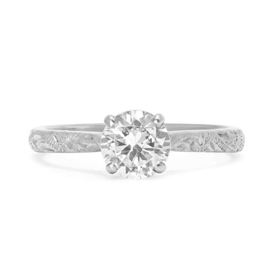 Athena Grande Ethical Diamond Platinum Engagement Ring