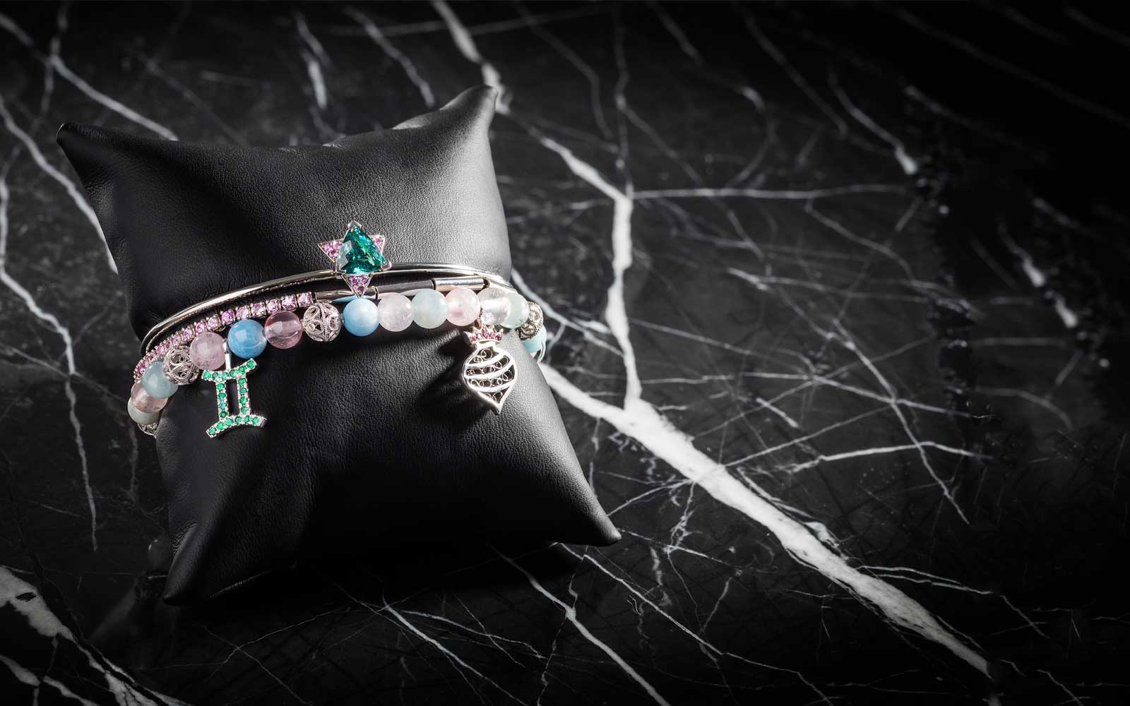 A bespoke tennis bracelet 