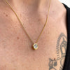Perfectus Artisanal Gold and Recycled Diamond Rub-over Pendant Necklace
