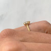 Lebrusan Studio Fancy Hera engagement ring with 0.72ct old cut recycled diamond, recycled gold and hand engraving - ready to wear 5