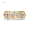 Reclaimed Vintage, Triad Diamond Eternity Ring