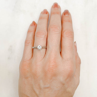 Athena Ethical Diamond Platinum Solitaire Engagement Ring