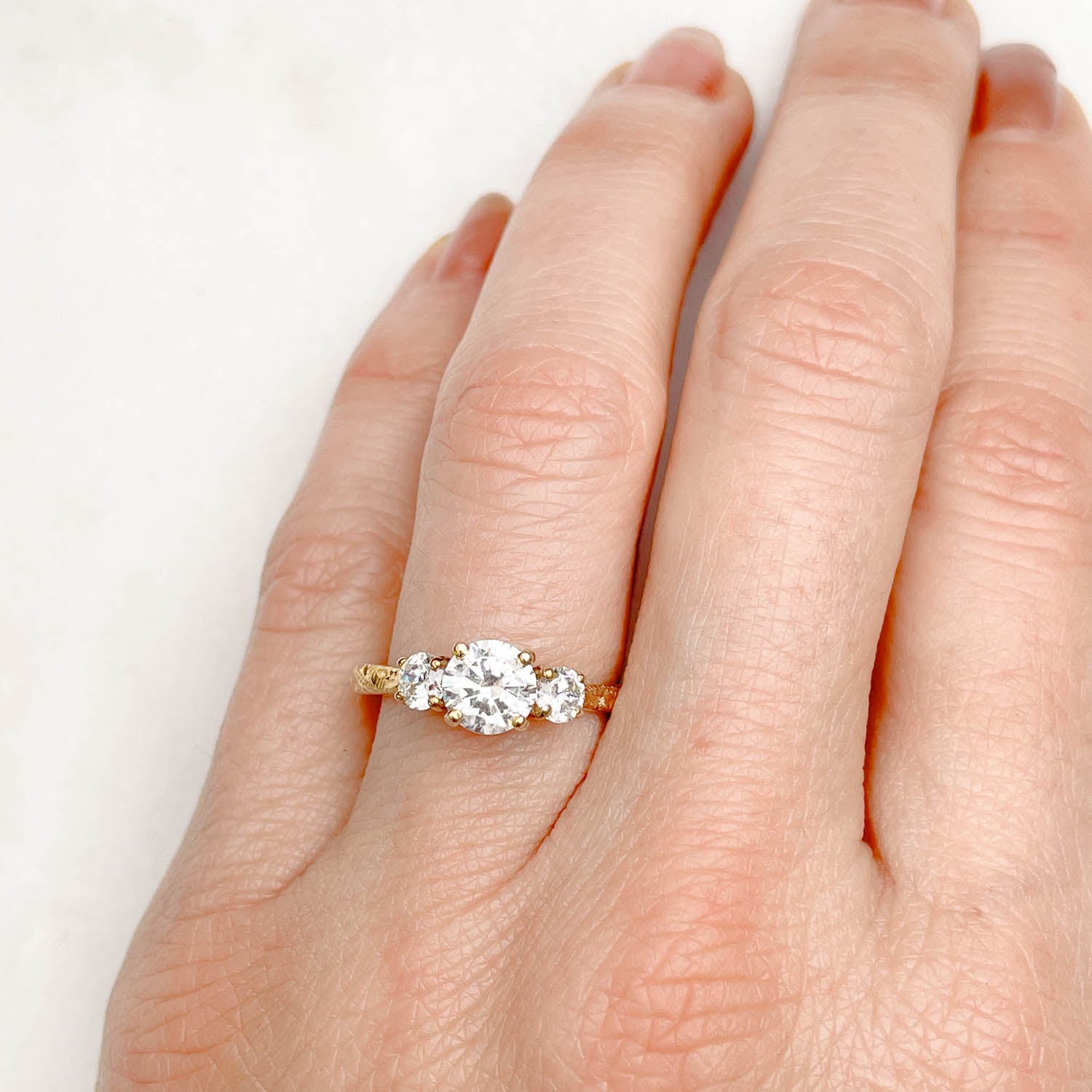 Athena Diamond Trilogy Ring, 18ct Gold