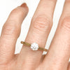 Engraved in my Heart Ethical Diamond Gold Solitaire Engagement Ring